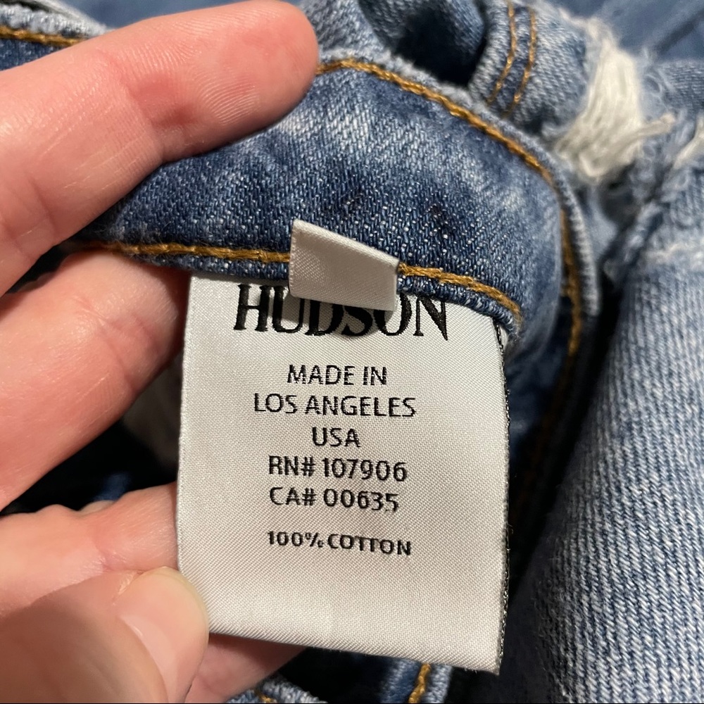 Hudson Leigh Boyfriend Distressed Jeans 25 0 - Picture 11 of 11